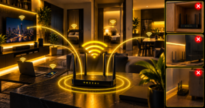 onde colocar o roteador Wi-Fi